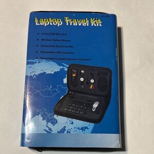 Laptop Travel Kit with Accessories for vacation travel business trips NEW